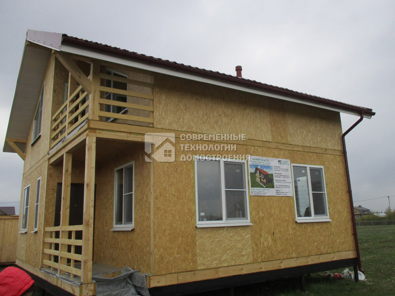 Строительство дома 118.1 м2