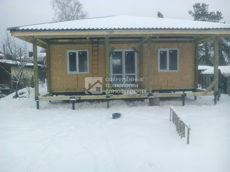 Строительство дома 90 м2
