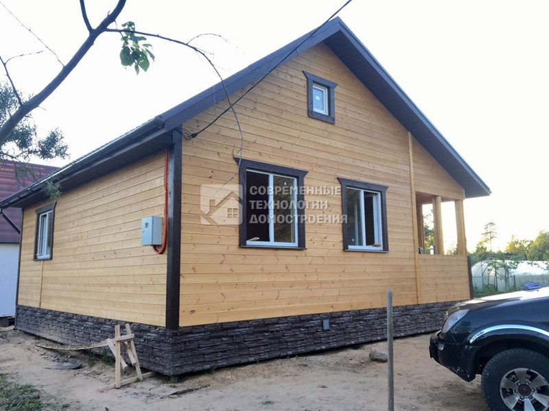 Строительство дома 8x6