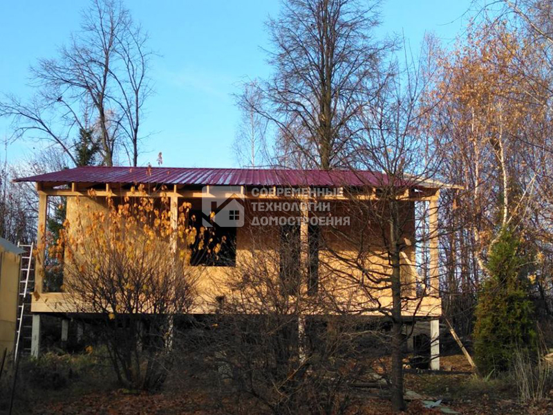 Строительство дома 72 кв. м