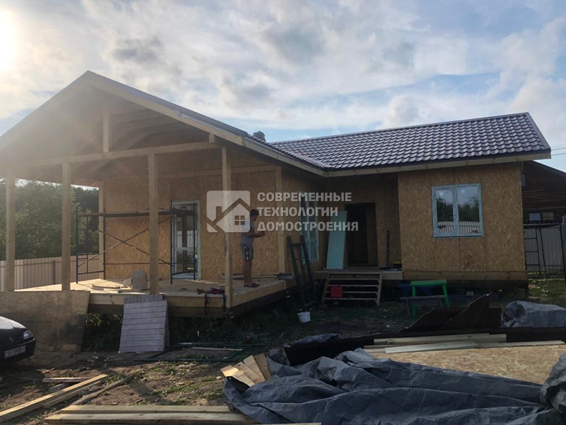 Строительство дома в поселке Козлово