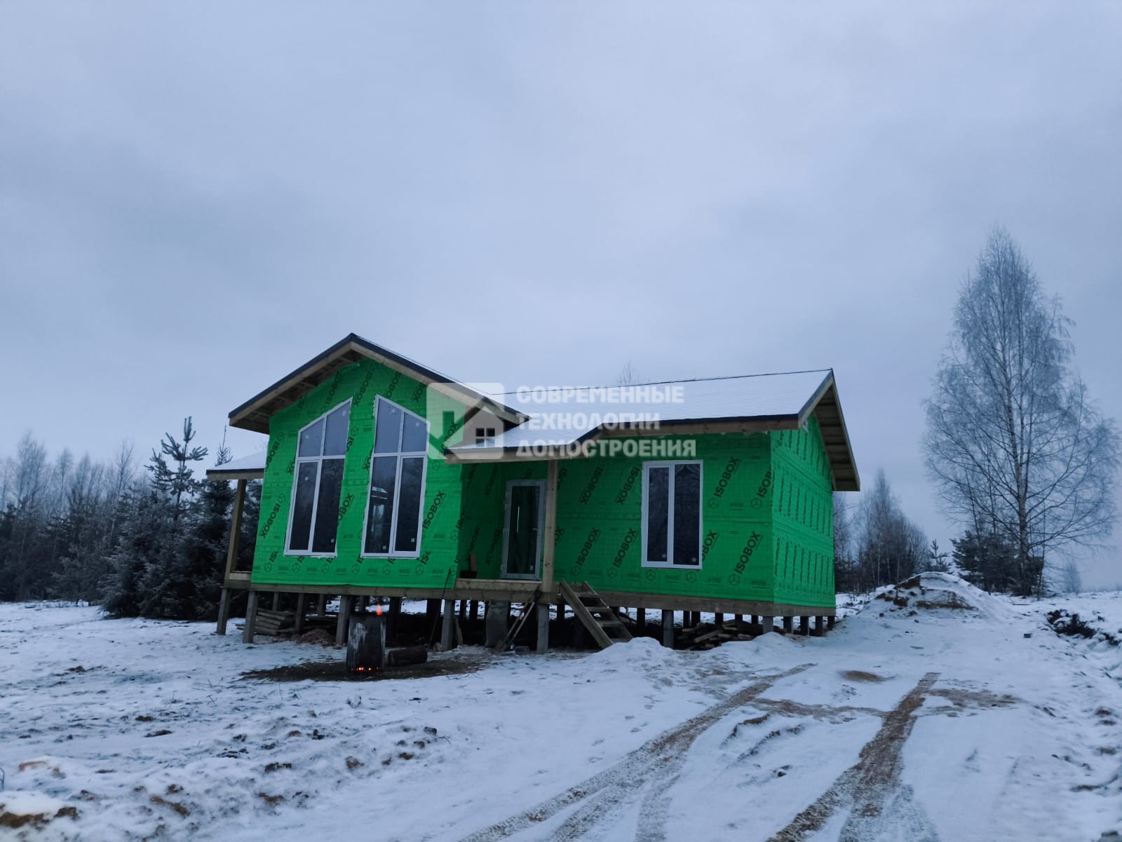 Строительство дома в д. Алексеевское